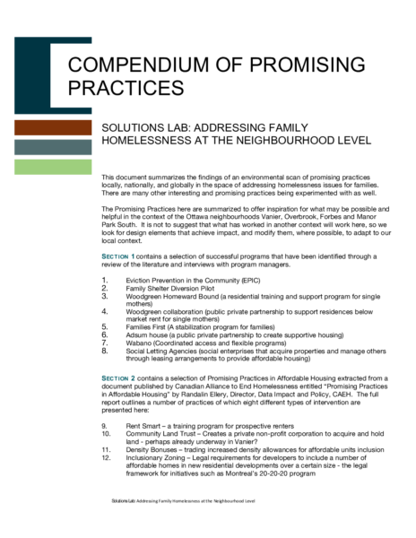 FHL Promising Practices Compendium
